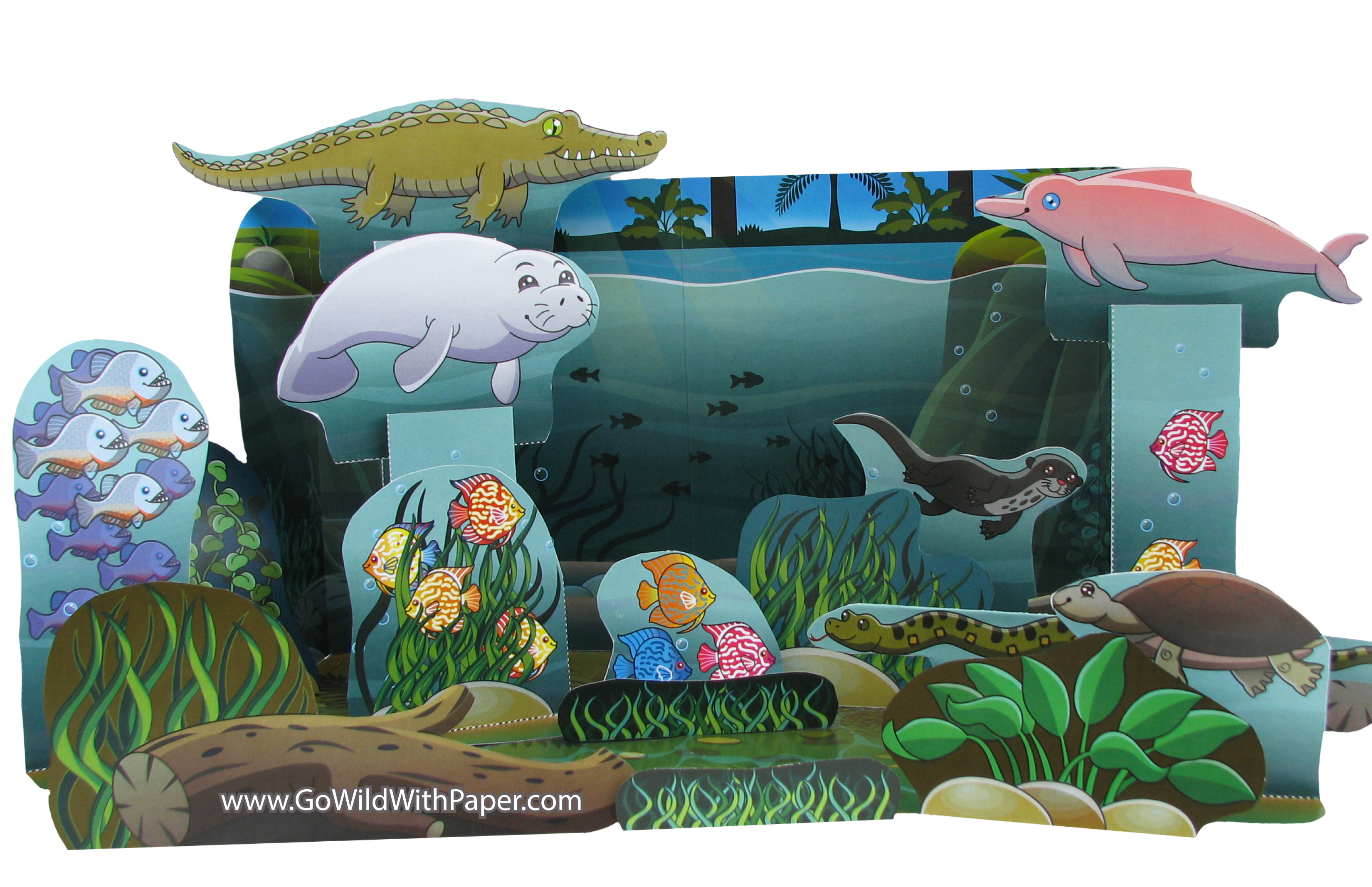 Amazon River Diorama