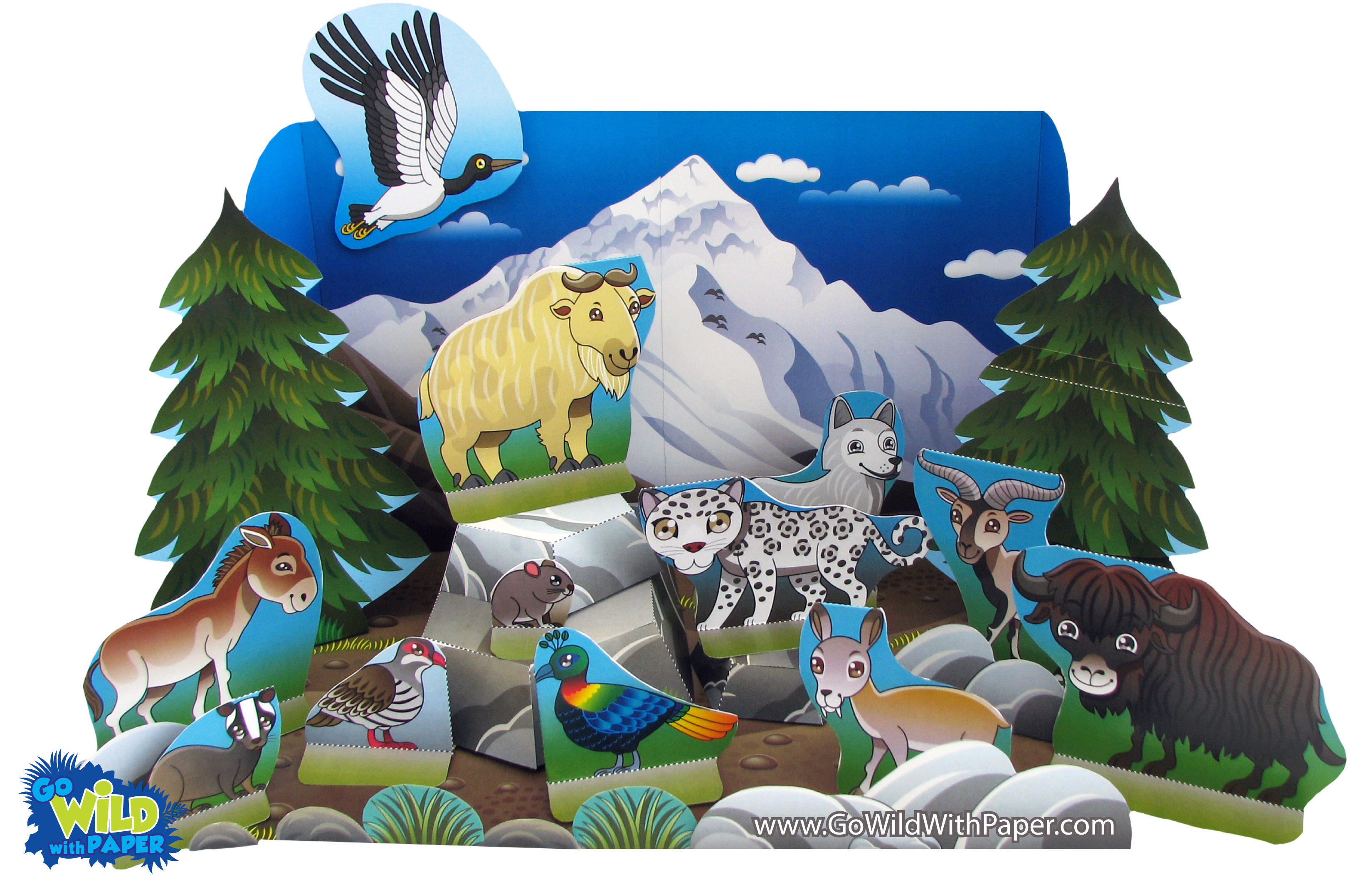Himalayan Mountain Diorama Project