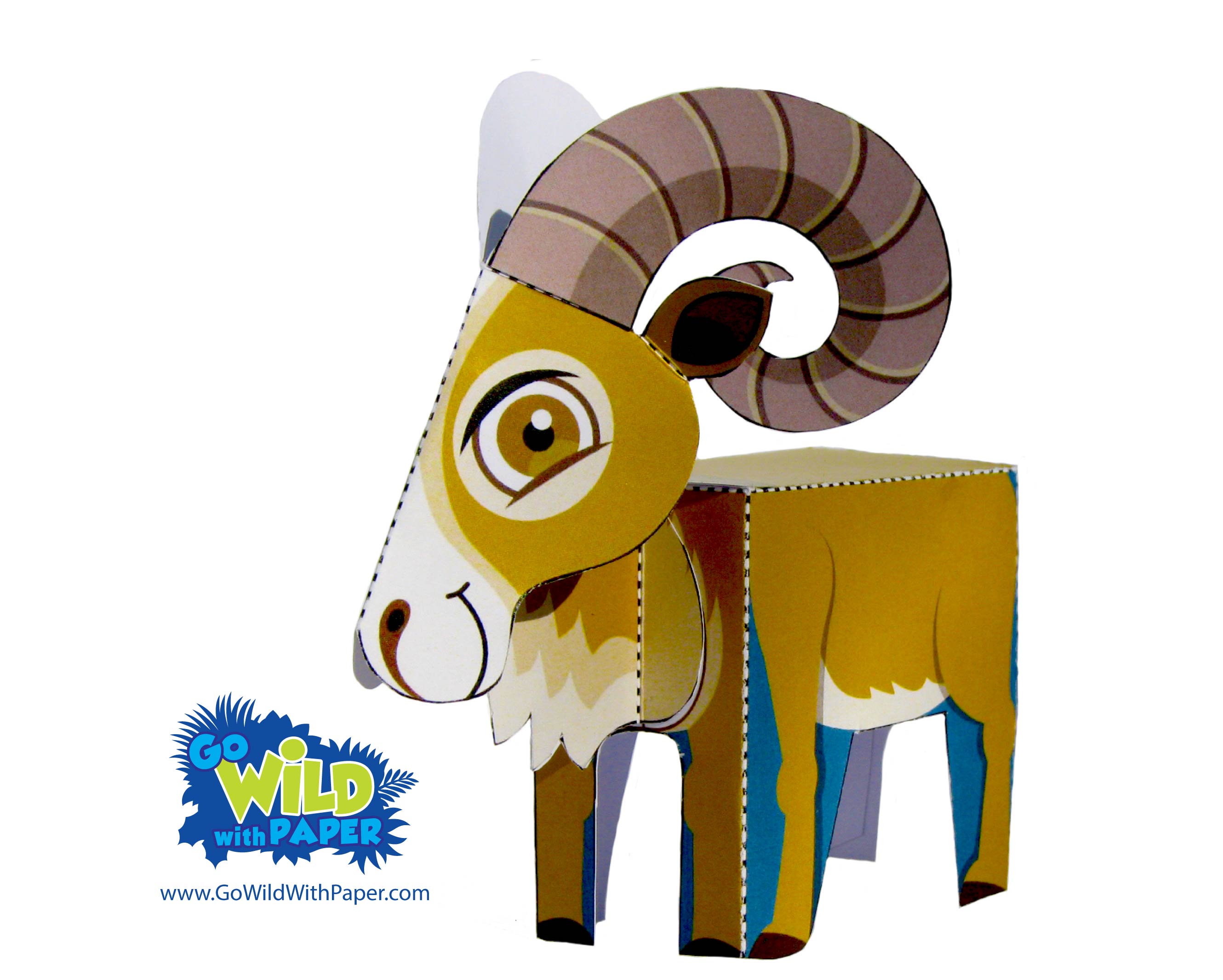 Urial Paper Model