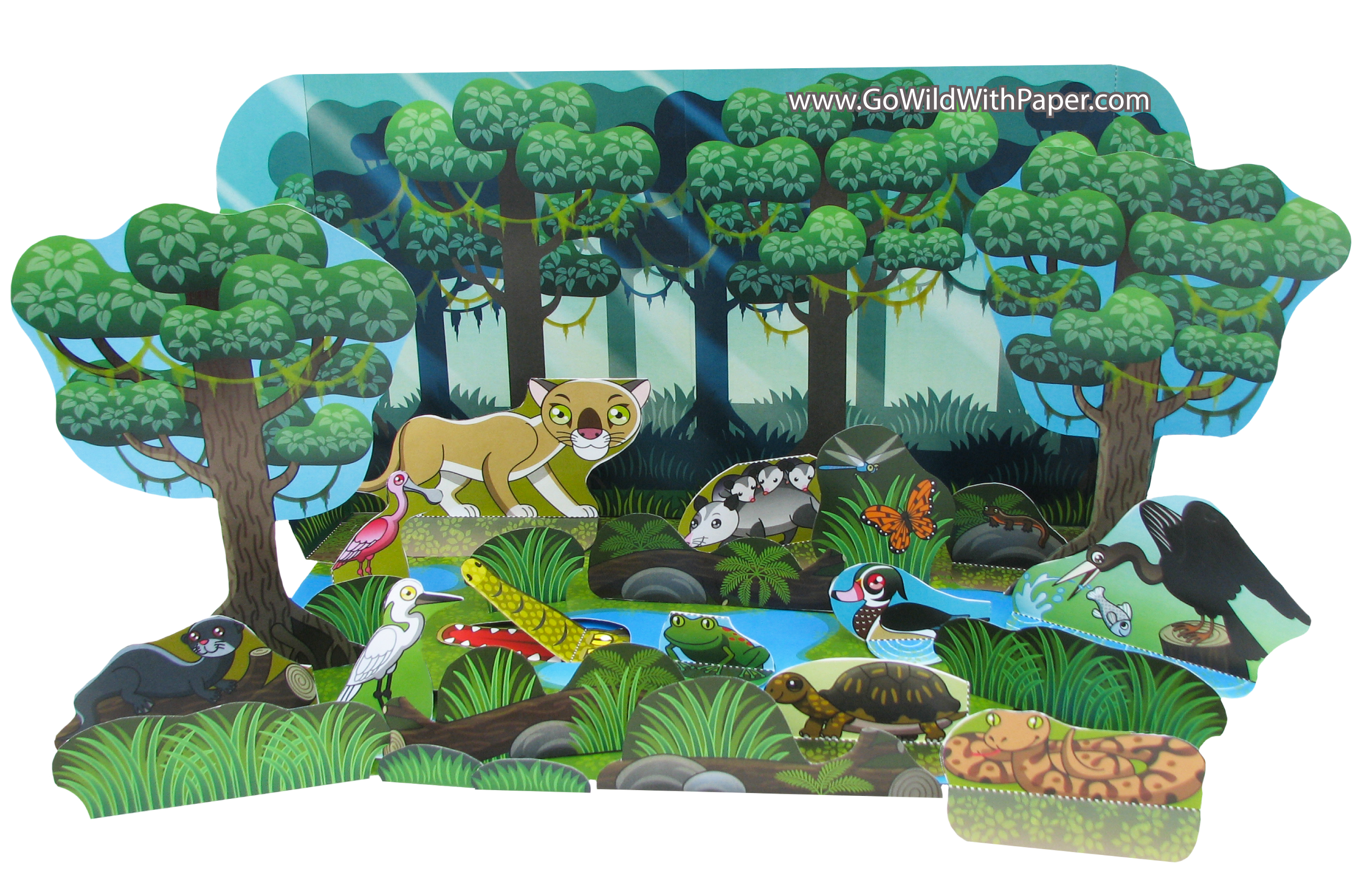 Wetlands Diorama