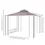 Thumbnail: Outsunny 3 x 3(m) Patio Gazebo Canopy Garden Pavilion Tent Shelter 2 Tier Roof