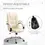 Thumbnail: Vinsetto Office Chair, PU Leather Desk Chair with 13cm Soft Padded Seat Backrest