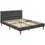 Thumbnail: HOMCOM Upholstered King Bed Frame, with Slats - Grey