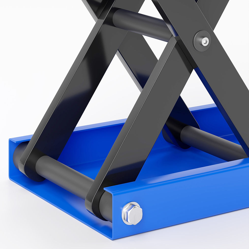 Thumbnail: 500KG Motorcycle Lift Scissor Jack, Height Adjustable Motorbike Stand with Anti-