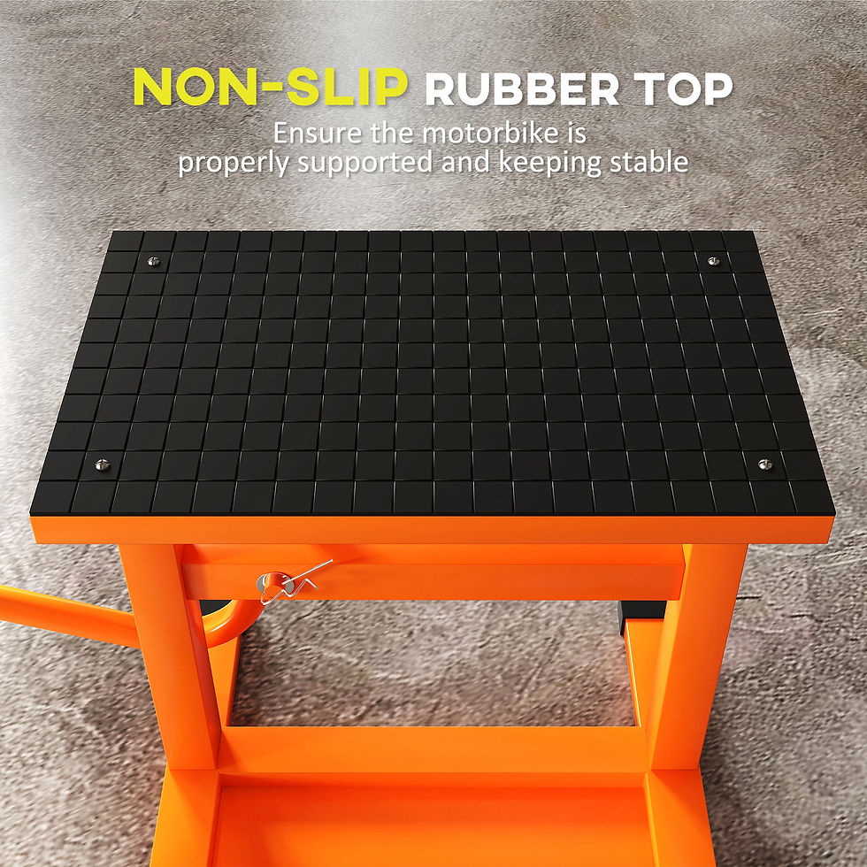 Thumbnail: Steel Motorbike Jack Lift, 27.5 / 39.5 H cm - Orange