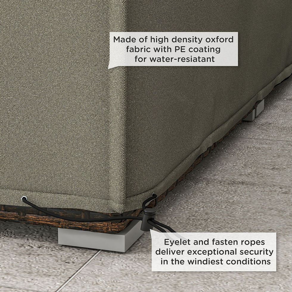 Thumbnail: 155 x 222cm Waterproof Furniture Cover - Grey
