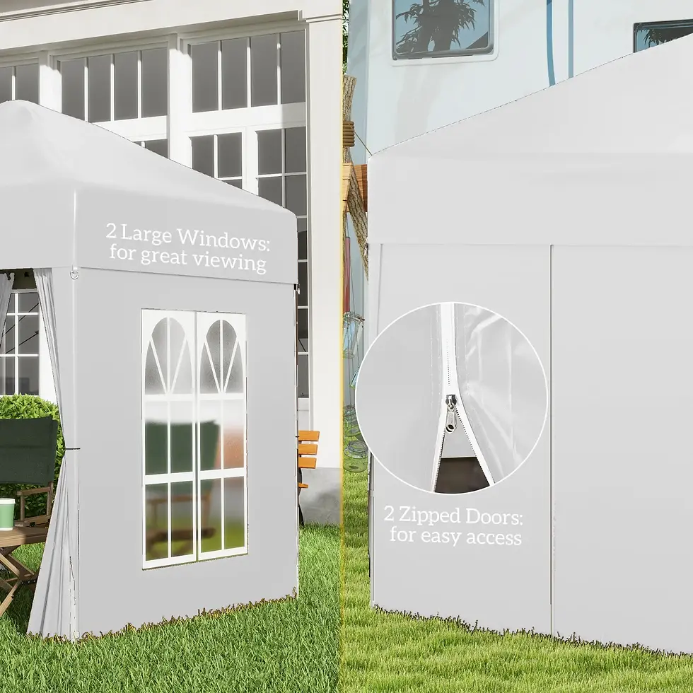 Thumbnail: Outsunny Pop Up Gazebo Canopy, size (2 x2m)-White