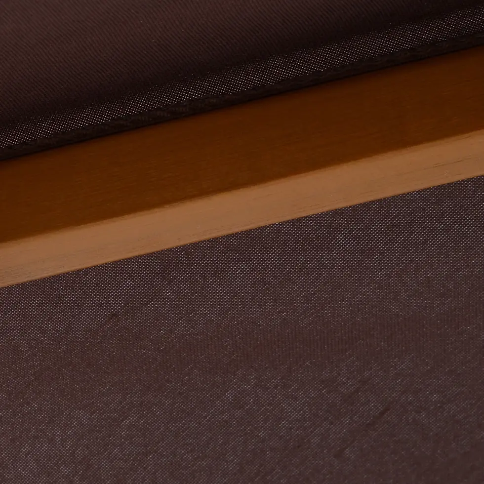 Thumbnail: Outsunny Coffee 2.5m Garden Parasol Sun Shade Patio Outdoor Wood Umbrella Canopy