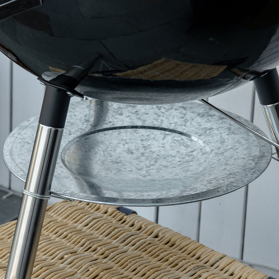 Thumbnail: Outsunny Portable Kettle Charcoal Grill - Black