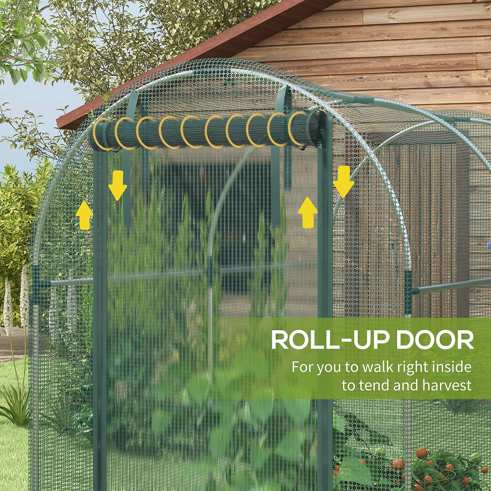 Thumbnail: 240 x 120cm Mini Polytunnel Greenhouse