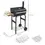 Thumbnail: Outsunny Charcoal BBQ Grill with Porcelain-Enameled Cooking Grates for Easy Cleaning