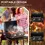 Thumbnail: Outsunny 2 Burner Gas BBQ Grill Outdoor Portable Folding Tabletop Barbecue