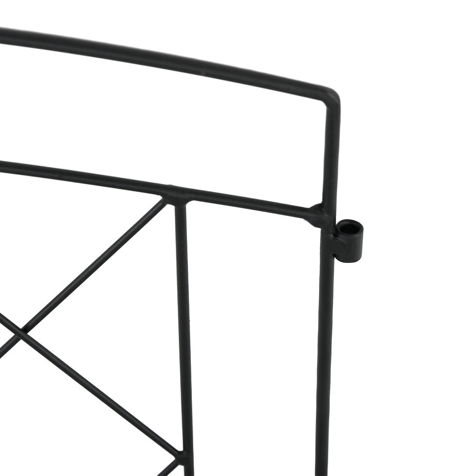Thumbnail: Metal Decorative Outdoor Picket Fence Panels Set of 6, Black