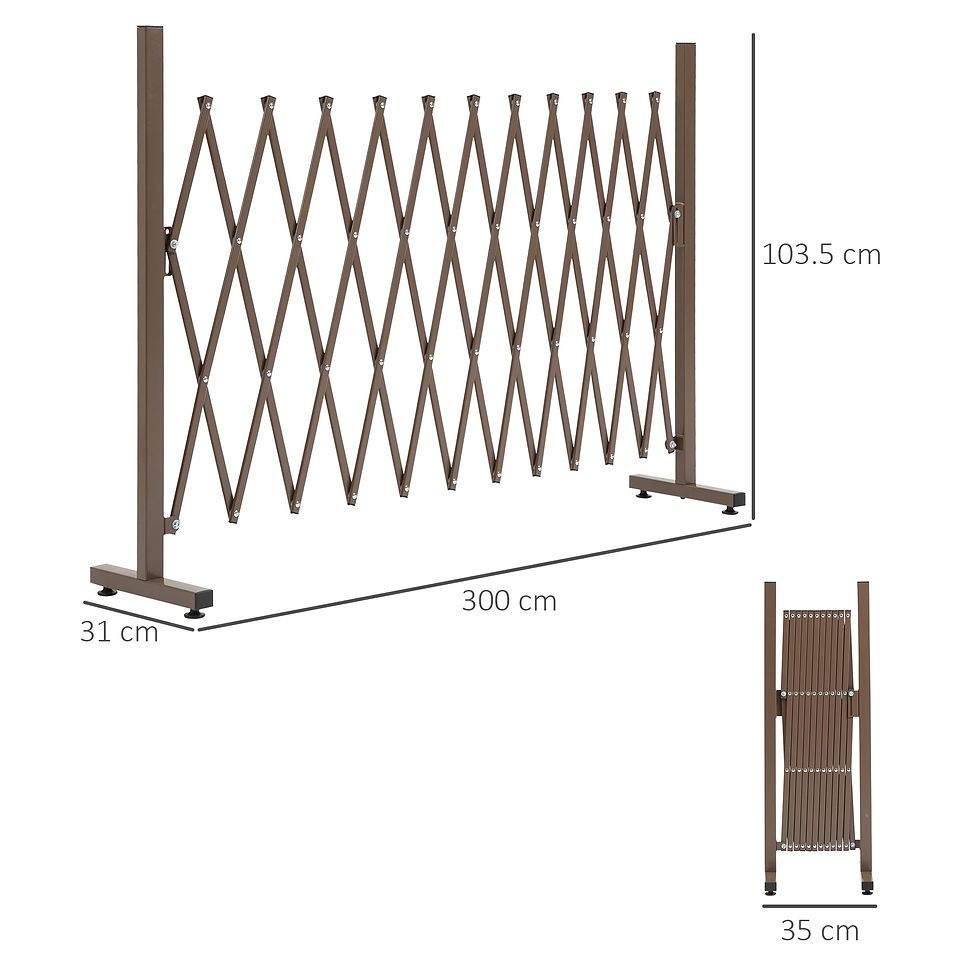 Thumbnail: Expanding Trellis Fence, Freestanding Movable Fence, Foldable Garden Screen Pane