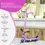 Thumbnail: Purple Kids Electric Scooter w/ Rainbow Lights & Electric Brake (Ages 6-14)