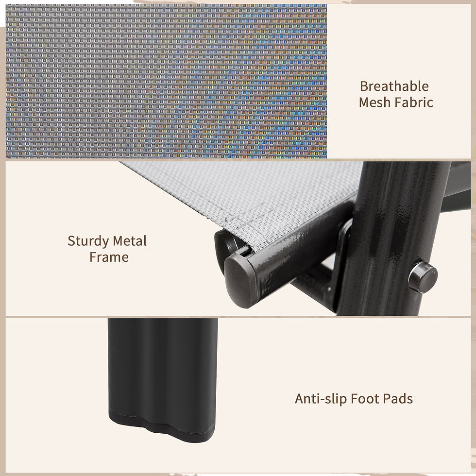 Thumbnail: Outsunny Set of Four Stackable Mesh Seat Chairs - Dark Grey