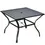 Thumbnail: Outsunny 94 x 94 cm Garden Table with Parasol Hole, Outdoor Dining Garden Table