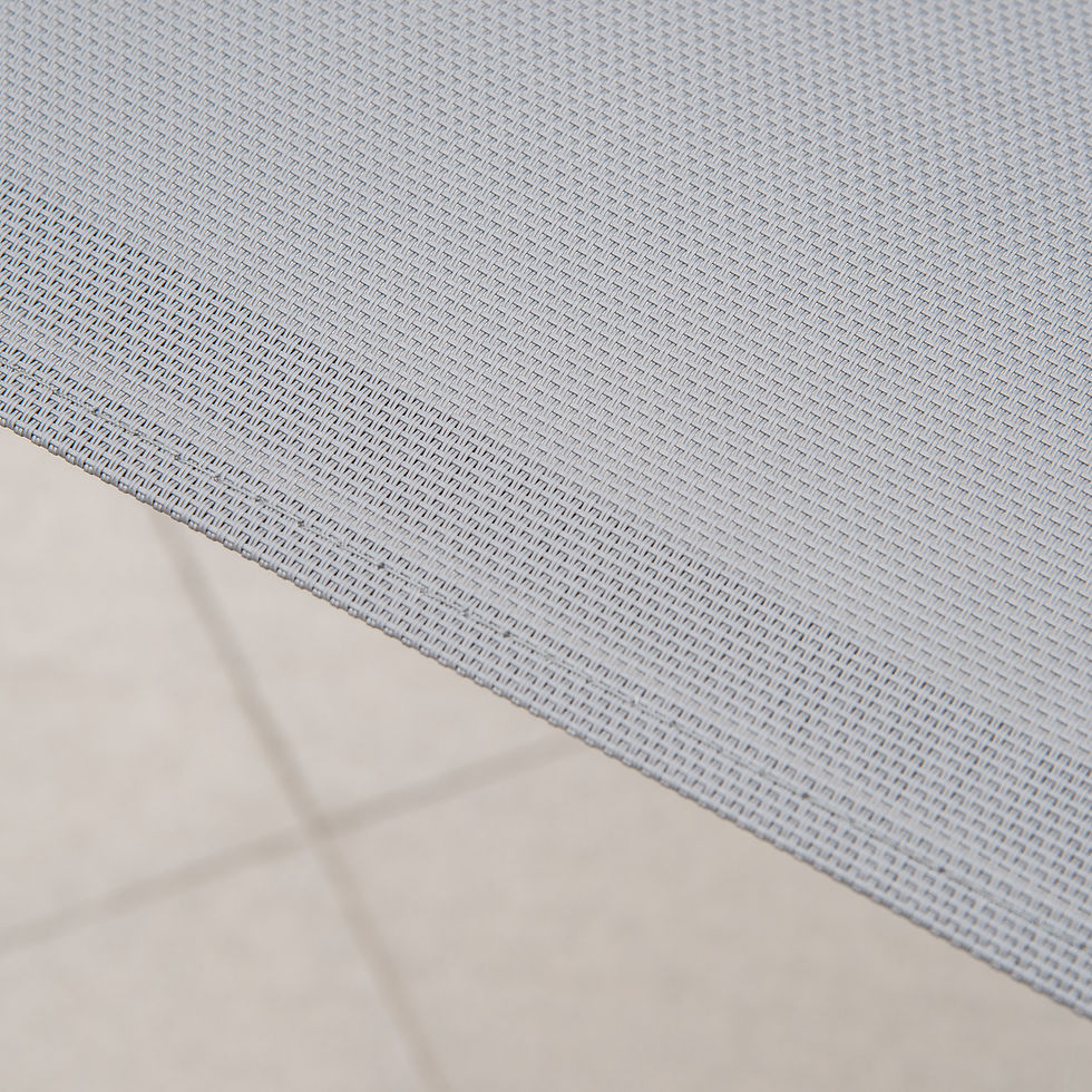 Thumbnail: Outsunny Set of Four Stackable Mesh Seat Chairs - Dark Grey