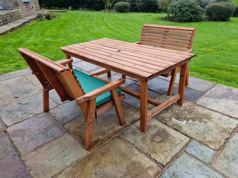 Thumbnail: Valley Table Set – Sits 4 – 2 Benches
