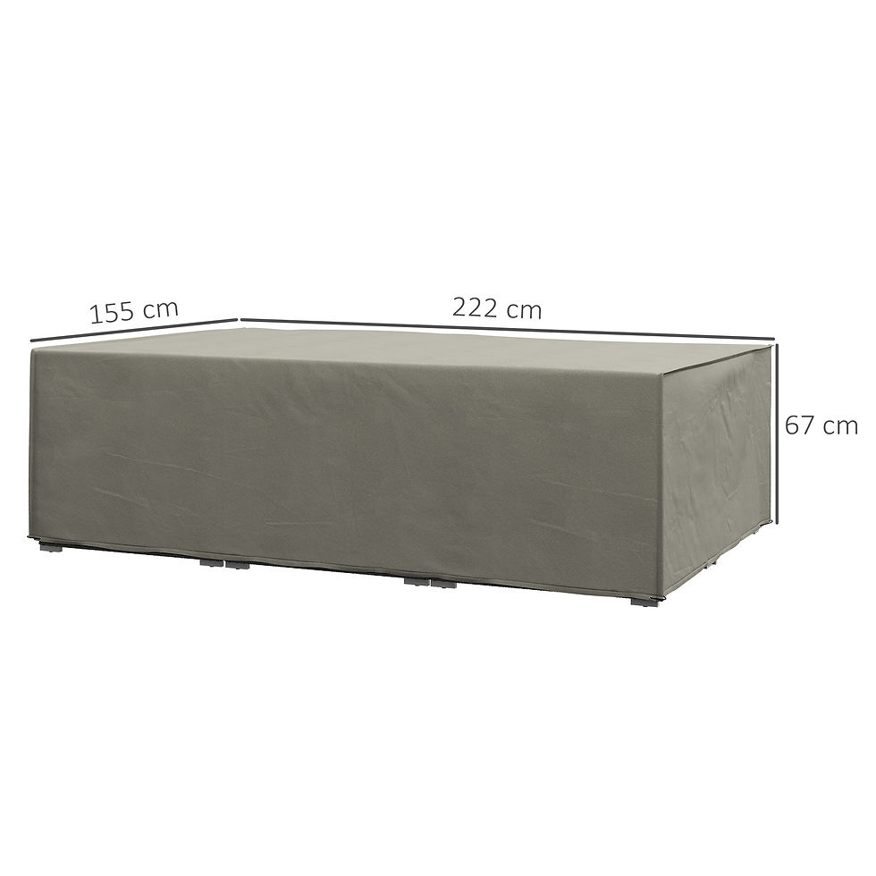 Thumbnail: 155 x 222cm Waterproof Furniture Cover - Grey
