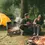 Thumbnail: Outsunny 2 Burner Gas BBQ Grill Outdoor Portable Folding Tabletop Barbecue
