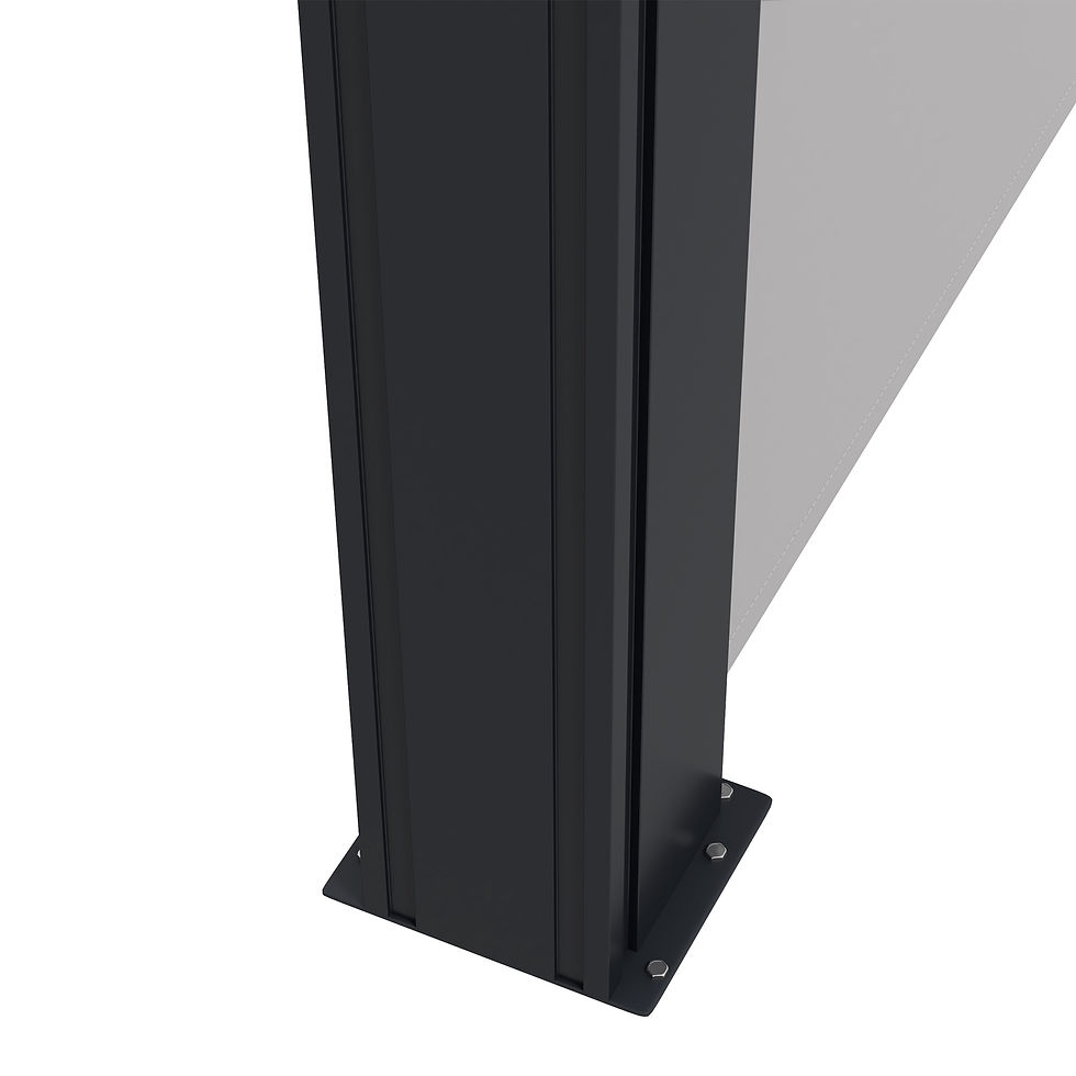 Thumbnail: Retractable Side Awning, Outdoor Privacy Screen for Garden, Hot Tub, Balcony, Te