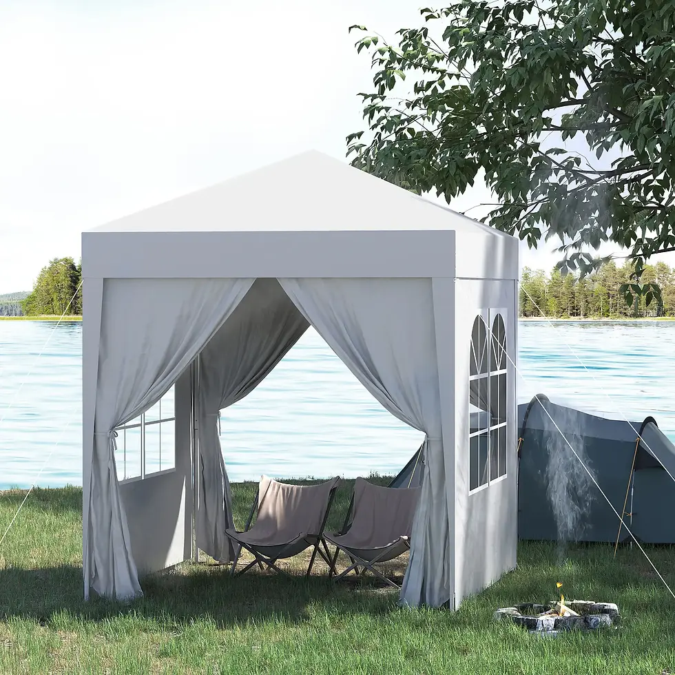 Thumbnail: Outsunny Pop Up Gazebo Canopy, size (2 x2m)-White