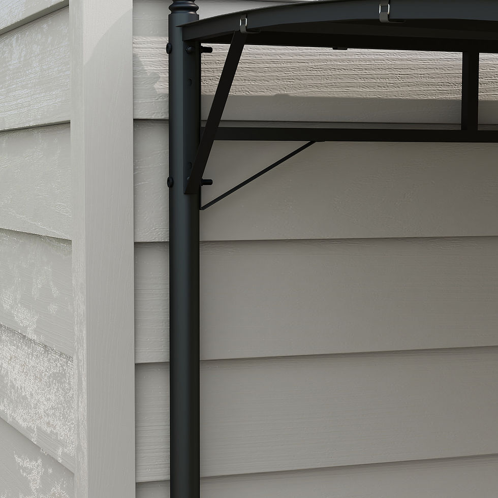 Thumbnail: Outsunny 3 x 4m Metal Frame Pergola - Grey