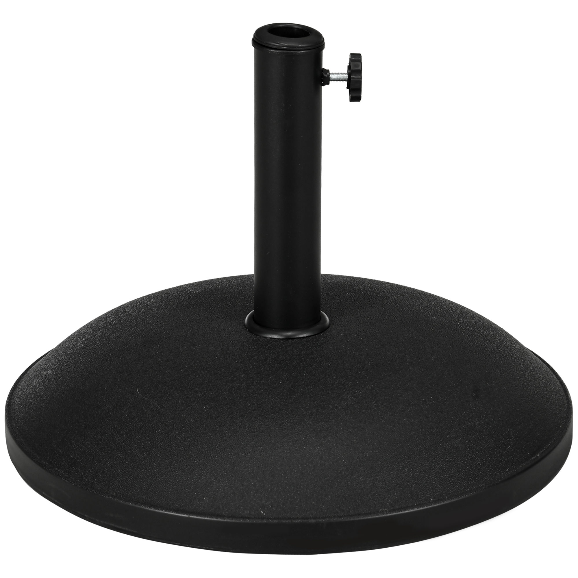 25 kg Parasol Base, Heavy Duty Concrete Patio Umbrella Stand with Adjustable Kno