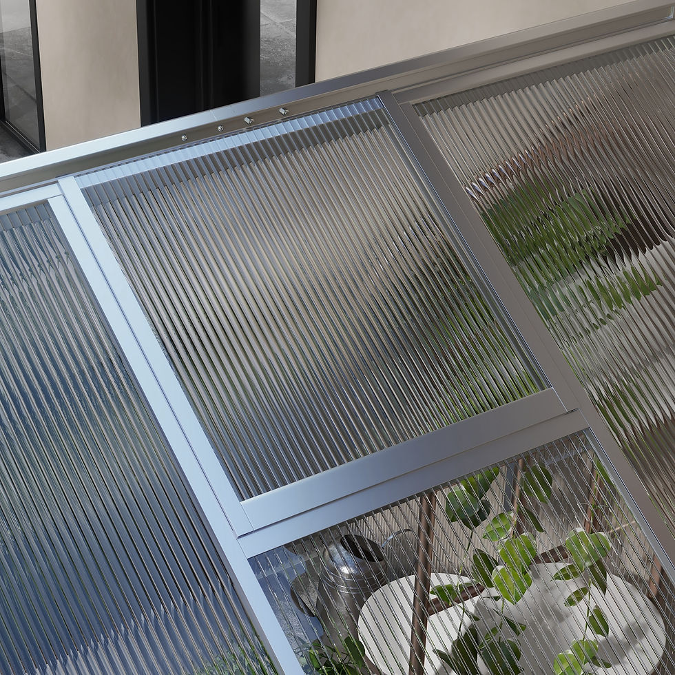 Thumbnail: 10 x 6ft Aluminium Frame Walk-In Greenhouse