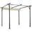 Thumbnail: Outsunny 3 x 3(m) Metal Pergola with Retractable Roof, Beige