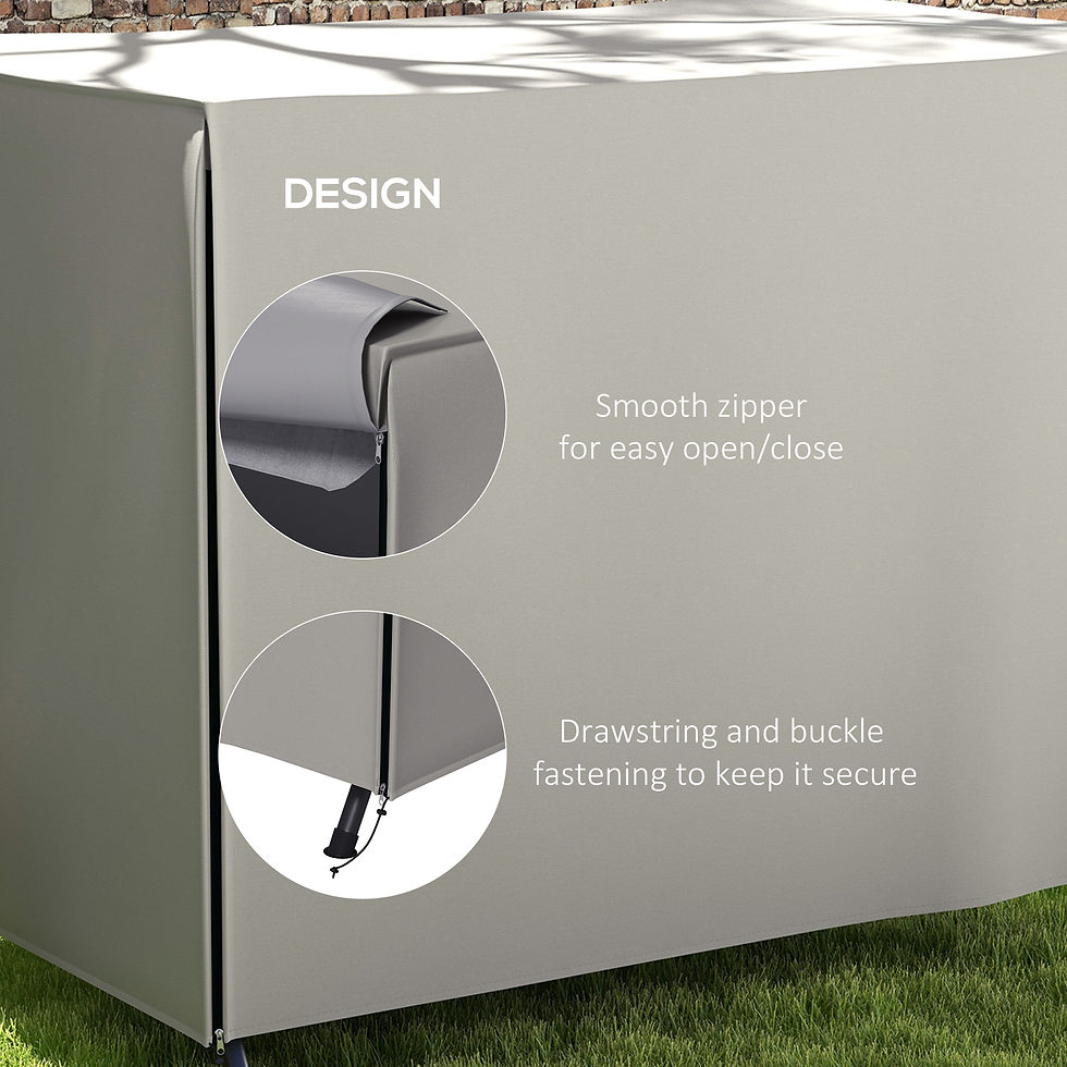 Thumbnail: 205 x 124cm Three-Seater Swing Chair Protective Cover Grey