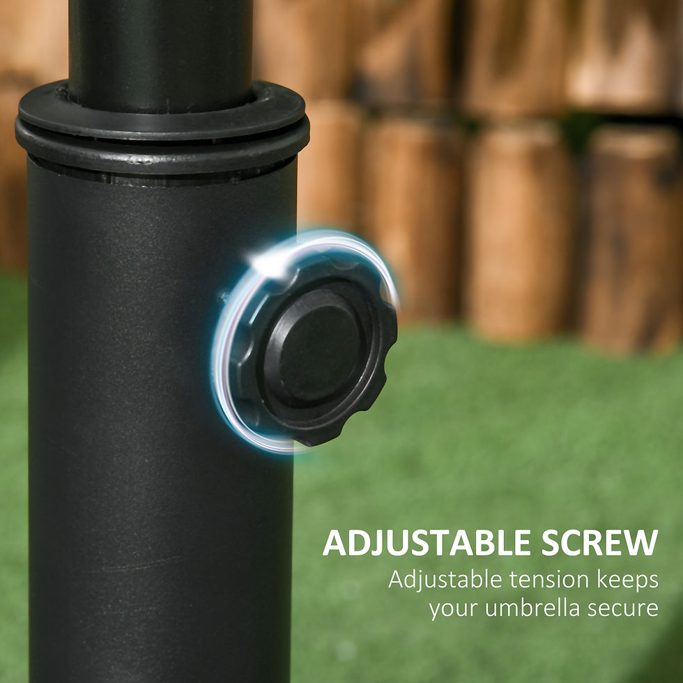 Thumbnail: Heavy Duty Cement Parasol Base 20kg Round Patio Umbrella Stand Garden Outdoor Sh