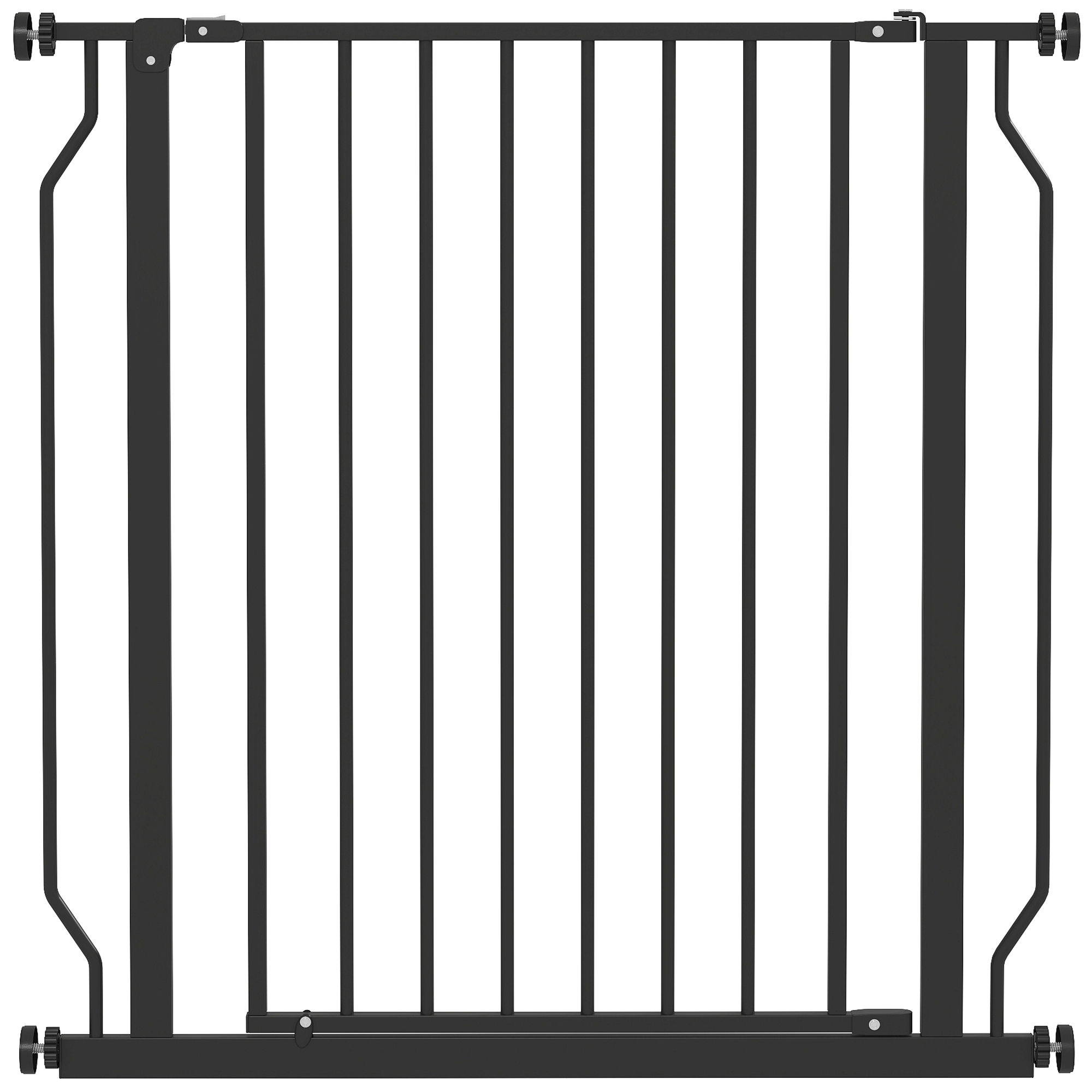 PawHut Extra Wide Dog Gate, with Door Pressure, for Doorways, Hallways,