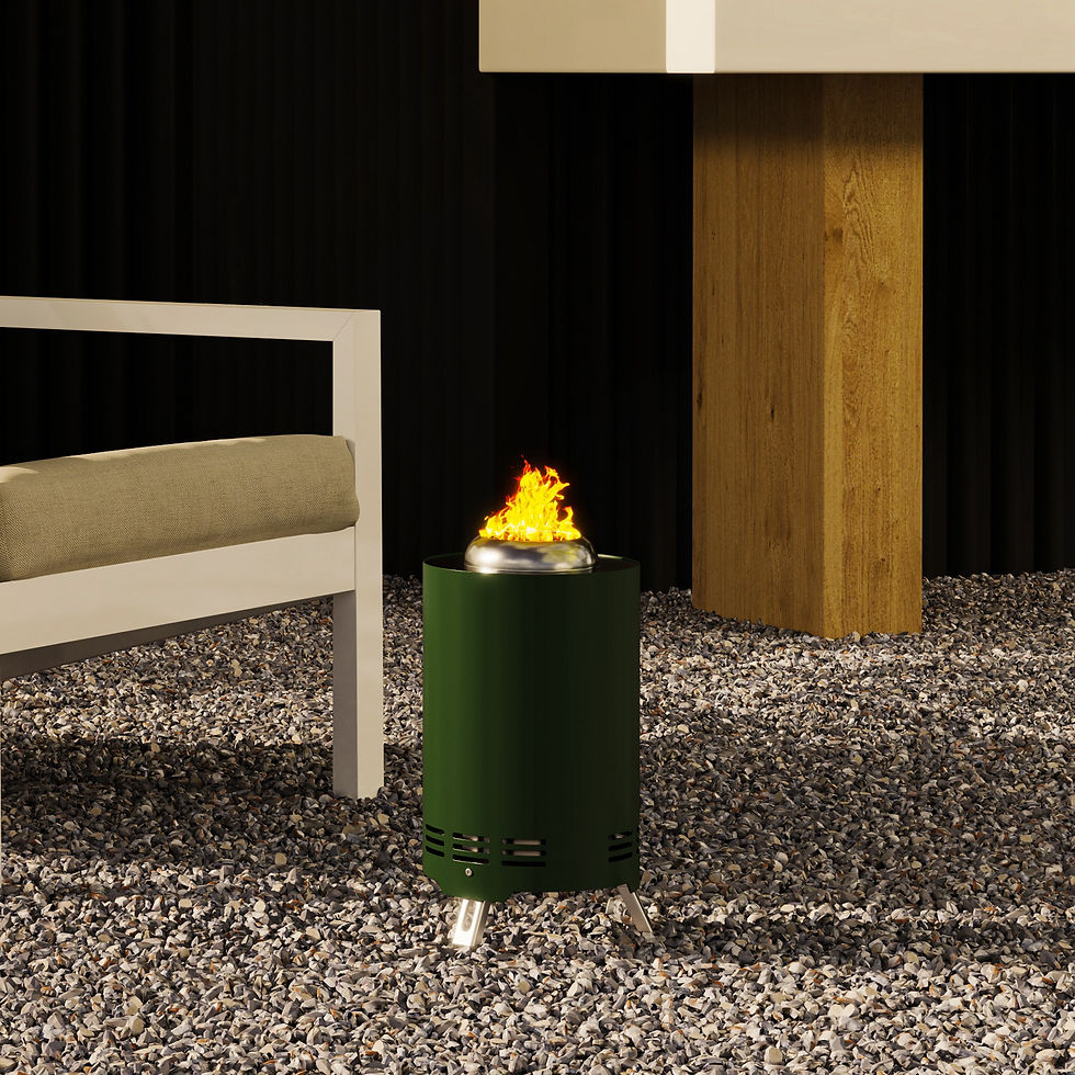 Thumbnail: Smokeless Fire Pit, 16 x 16 cm Stainless Steel Portable Wood Burning Firepit wit