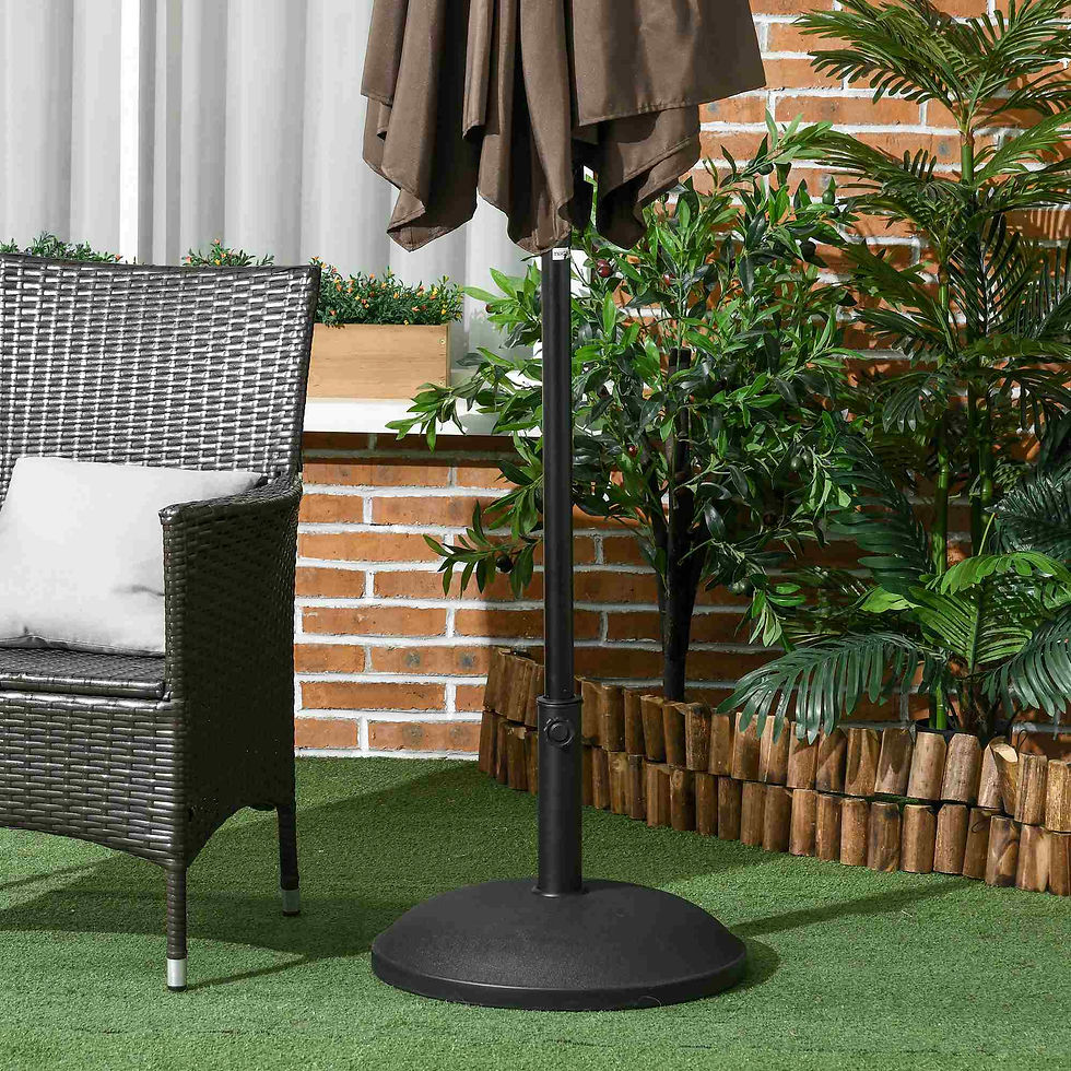 Thumbnail: 25 kg Parasol Base, Heavy Duty Concrete Patio Umbrella Stand with Adjustable Kno