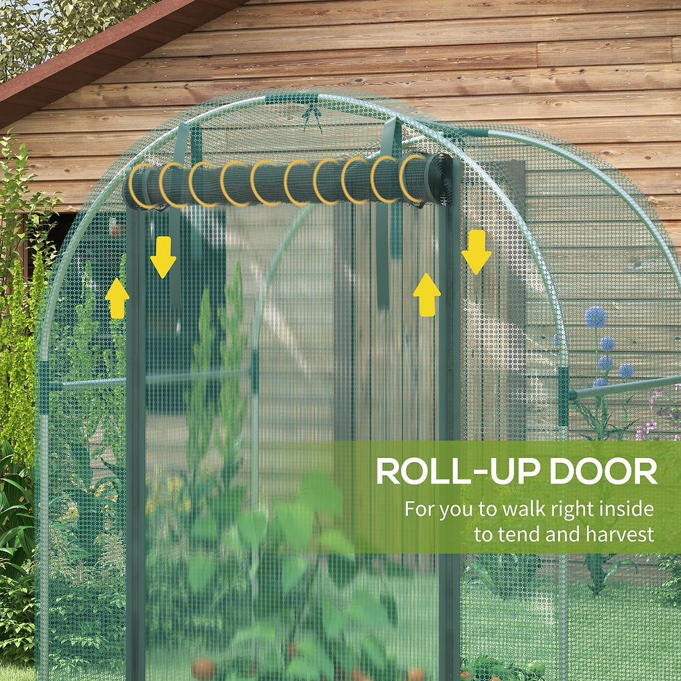 Thumbnail: 120 x 120cm Mini Polytunnel Greenhouse