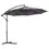 Thumbnail: Outsunny Dark Grey 3M Cantilever Umbrella - Hanging Banana - Steel Frame