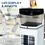 Thumbnail: White 3-in-1 Evaporative Air Cooler with 4L Water Tank, Portable Fan Cooler