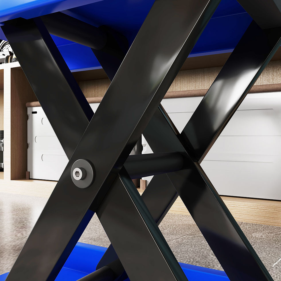Thumbnail: 500KG Motorcycle Lift Scissor Jack, Height Adjustable Motorbike Stand with Anti-