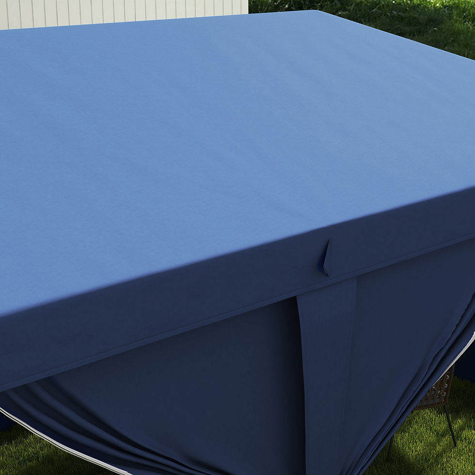 Thumbnail: 3 x 6m Pop-Up Gazebo, with Curtain Walls and Windows - Blue