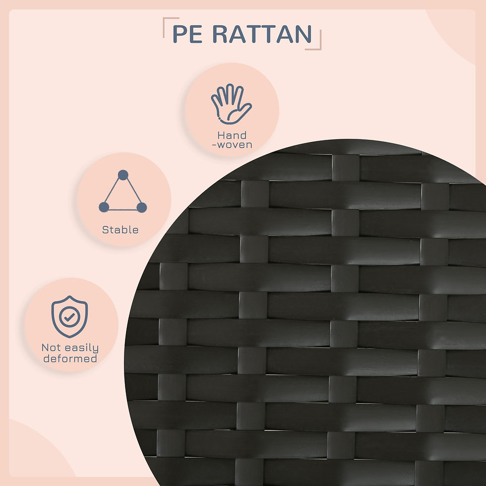 Thumbnail: Extendable Elevated Dog Bed, Rattan Dog House, with Water-Resistant Roof, Remova