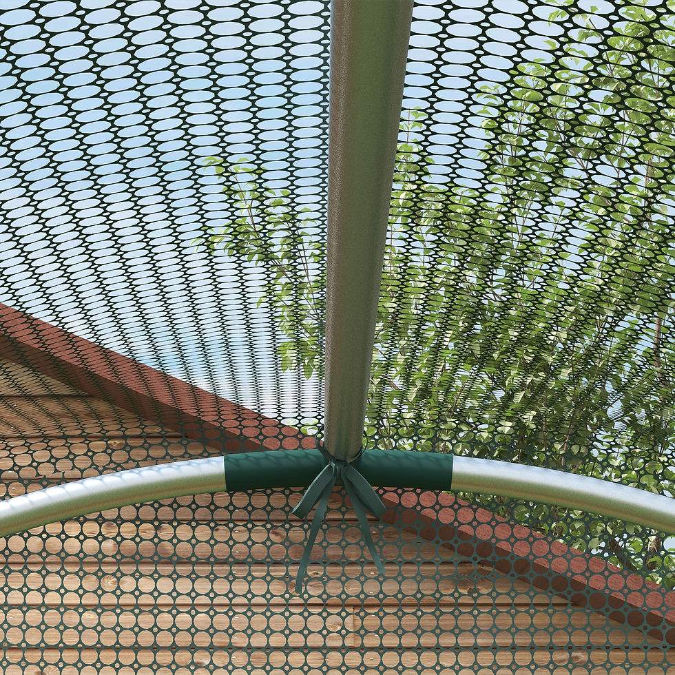 Thumbnail: 120 x 120cm Mini Polytunnel Greenhouse