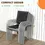 Thumbnail: Outsunny 7 Piece Outdoor Garden Dining Set with Table and 6 Stackable Chairs