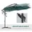 Thumbnail: Outdoor Patio Umbrella - Outsunny - Dark Green - 3M - Cantilever - Crank