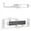 Thumbnail: Contemporary White TV Stand with Floating Shelf and Storage - HOMCOM