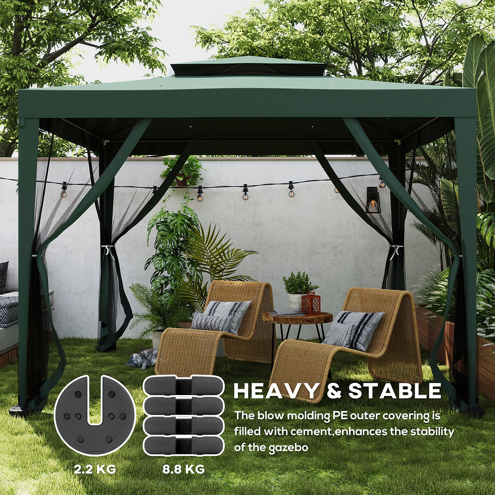 Thumbnail: Pop up Canopy Tent Weights Set of 4 PCs, Leg Weights for Marquee Party Tent Outd