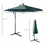 Thumbnail: 3M Cantilever Parasol - Outsunny - Dark Green - Hanging Banana - Crank Handle