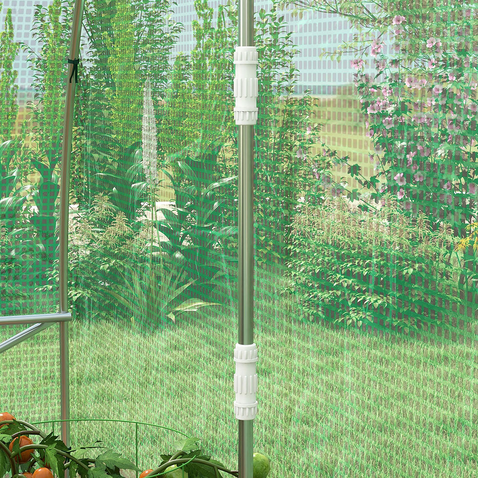 Thumbnail: Outsunny Sprinkler System Polytunnel Greenhouse, 4 x 3(m), Green