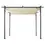 Thumbnail: Outsunny 3 x 3(m) Metal Pergola with Retractable Roof, Beige